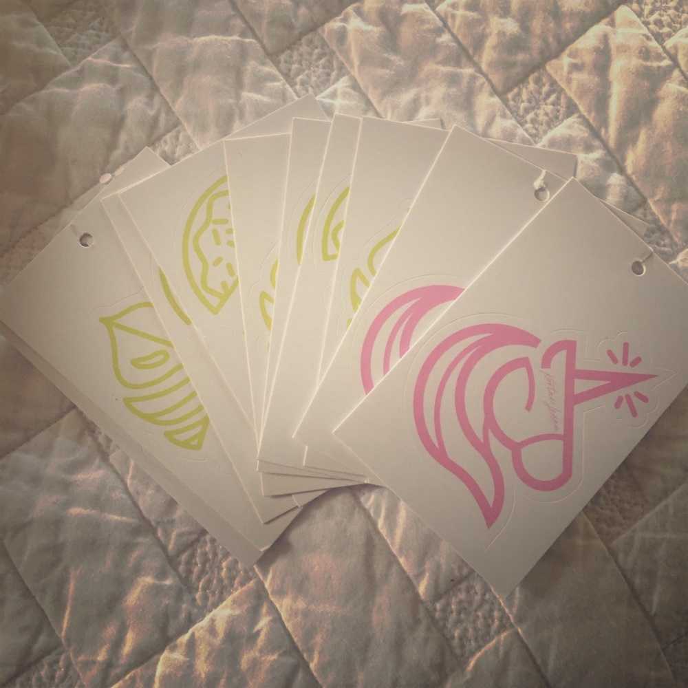 Kortni Jeane set of 10 stickers